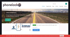 Desktop Screenshot of phonelock.net